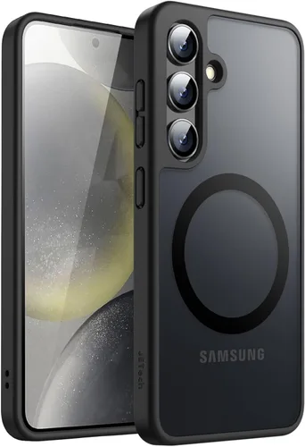 Miniatura 19 de JETech Estuche magnético para Samsung Galaxy S24 5G, compatible con MagSafe, funda protectora para teléfono con parte trasera translúcida y mate a