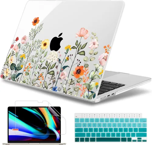 Miniatura 10 de May Chen para M4 MacBook Air de 13.6 pulgadas Funda 2025 2024 2023 2022 Modelos: A3240 A3113 M3 A2681 M2, Carcasa de plástico rígido para MacBook