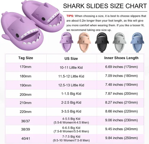 Miniatura 6 de Sandalias de tiburón para niños, bonitas pantuflas mejoradas, sandalias de tiburón en la nube, antideslizantes, suela gruesa, cómodas, bonitas