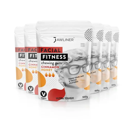 Miniatura 18 de Jawliner® - Pioneros de la goma de mandíbula artesanal más resistente 15 veces más dura, incluye 12 semanas de entrenamiento - Goma dura de menta