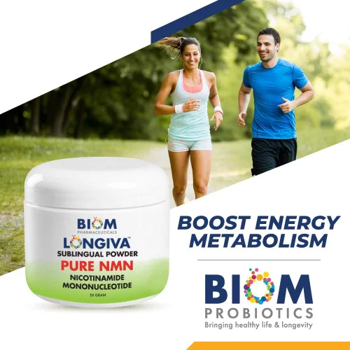 Miniatura 3 de Biom NMN Sublingual Powder. Número de productos incluidos: 1 pieza(s). Mononucleótida de nicotinamida nanotizada avanzada, regeneración
