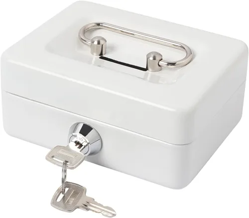 Miniatura 10 de Caja de dinero pequeña con cerradura y ranura, caja de dinero para efectivo, alcancía para niños, color negro
