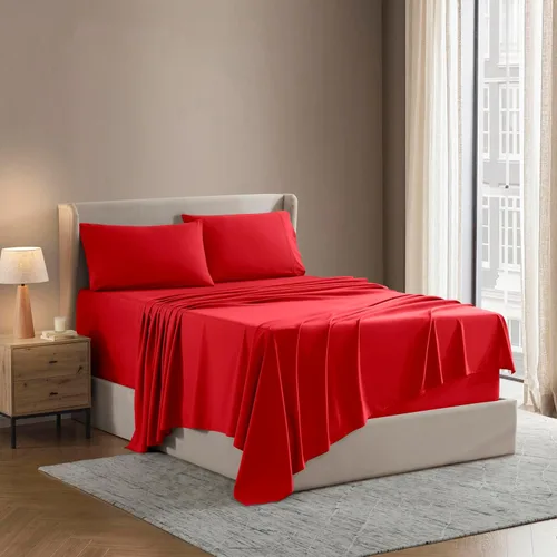 Miniatura 53 de Nestl - Juego de sábanas. Juego de sábanas 1800 con bolsillo profundo – Sábanas de microfibra de doble cepillado lujosas de hotel – Sábana de 07