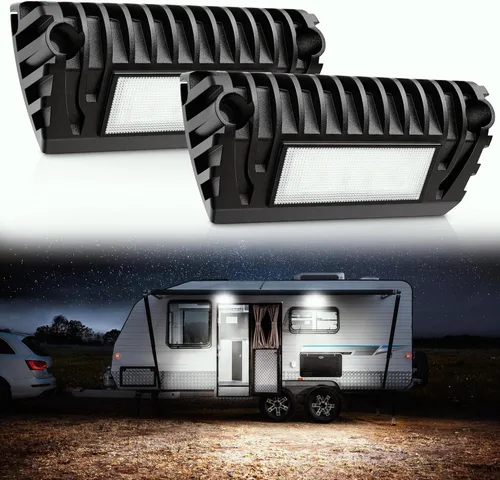 Miniatura 18 de Luz LED para porche exterior de casa rodante, impermeable, 10-30 V CC, baja corriente, accesorio de iluminación de 13 pulgadas, 90 W, 2800 lúmenes