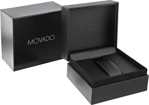 Miniatura 3 de Movado Museum 0606792 Reloj deportivo de hombre de acero inoxidable con dial negro