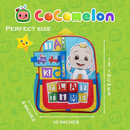 Miniatura 7 de AI ACCESSORY INNOVATIONS Cocomelon JJs Playtime - Mini mochila interactiva para niños y niñas mochila escolar preescolar con espalda acolchada