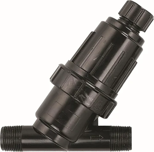 Miniatura 3 de Orbit 67736 Filtro Y de goteo MPT para riego por goteo de 3/4", negro