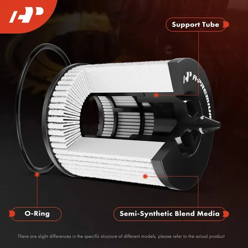 Miniatura 3 de A-Premium Filtro de aceite de protección mejorada de 20 mil millas compatible con modelos Mercedes-Benz y Chrysler y Dodge y Freightliner: C230