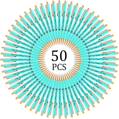 Miniatura 8 de Hasta 100 bolígrafos personalizados con nombre a granel, bolígrafo con purpurina de impresión personalizada, grabado gratis, texto con logotipo