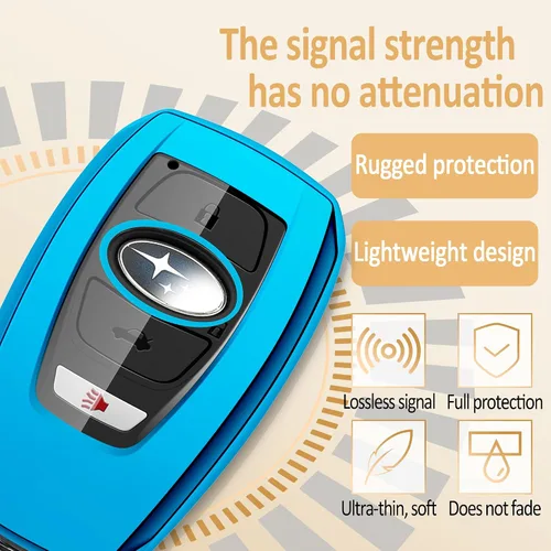 Miniatura 5 de Funda para llave de coche Subaru, Crosstrek Ascent BRZ Forester Impreza Legacy Outback Solterra WRX, accesorios