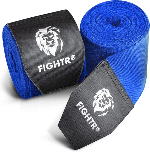 Miniatura 13 de FIGHTR® Vendas de boxeo de 160 pulgadas semielásticas con lazo para el pulgar para boxeo, artes marciales, artes marciales y marciales Negro
