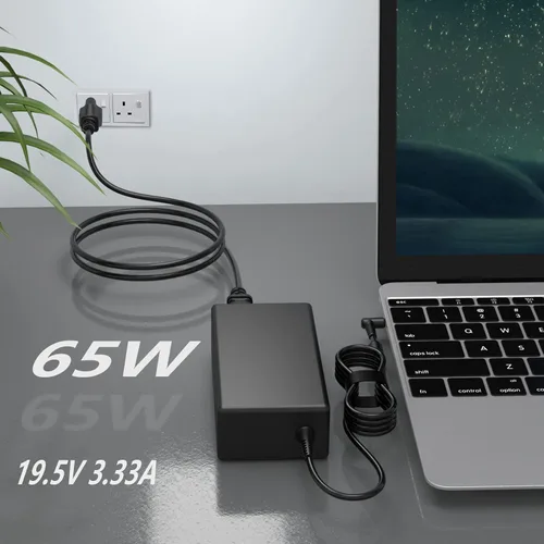 Miniatura 6 de Cargador de CA de 65 W para HP EliteBook 840 850 845 830 820 G3 G4 G5 G6 G7 G8 0.177x0.118 in Smart Blue Tip Adaptador para portátil Fuente