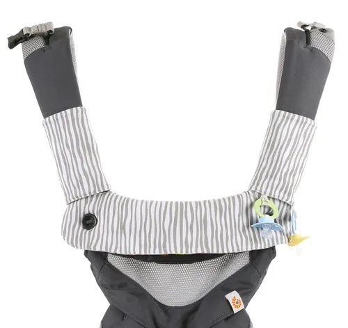 Miniatura 5 de Almohadilla de algodón reversible de alta calidad para babear y dentición, se adapta a Ergobaby en cuatro posiciones 360 + la mayoría de portabebés