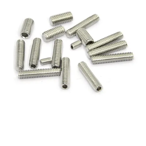 Miniatura 9 de Juego de tornillos de acero inoxidable M3 x 0.315 in, tornillos hexagonales, cabeza plana, tornillos hexagonales, tornillos sin cabeza, plateado