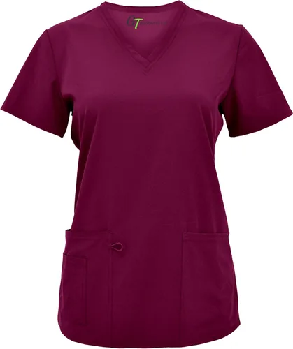 Miniatura 3 de Camiseta médica de enfermería con cuello en V para mujer GT Performance