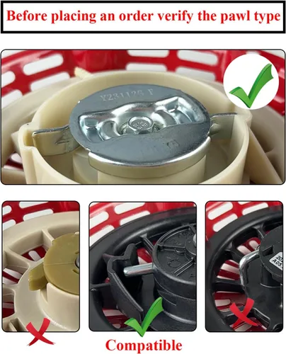 Miniatura 3 de YAMAKATO Tire de arranque de cuerda de arranque de retroceso Conjunto de cable de arranque para Predator Starter 420 439 440 cc 11hp 13hp gx440 motor