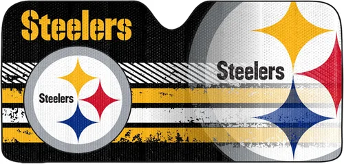 Miniatura 20 de Fanmats Parasol Solar Automático para Parabrisas de la NFL, Protector Solar Visera Solar Acordeón Tri-plegable para Almacenamiento 59" x 29.5