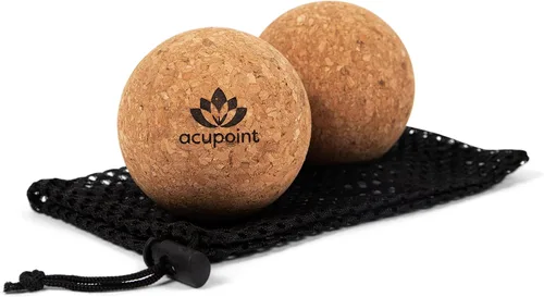 Miniatura 8 de Acupoint" Juego de dos bolas de terapia física, ideal para: Yoga, Masaje de tejidos profundos, terapia de punto activador y auto liberación