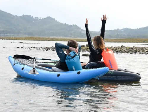 Miniatura 7 de MARCHWAY - Bolso seco flotante e impermeable 1.32/2.64/5.28/7.93/10.57 galones, parte superior enrollable, mantiene secos equipos de kayak rafting