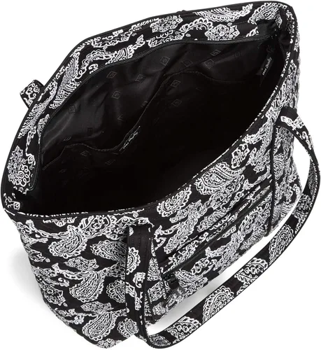 Miniatura 3 de Vera Bradley Cotton Collegiate Vera Tote Bag (Multiple Teams Available)