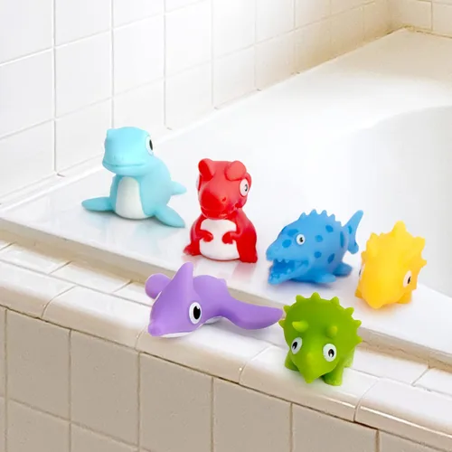 Miniatura 7 de Hely Cancy Juguetes de baño para bebés de 18 meses, juguetes de bañera de animales sin agujeros, juguetes de bañera para bebés