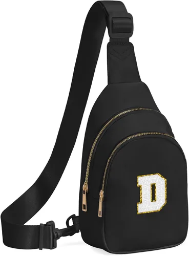 Miniatura 20 de Regalos de cumpleaños Viverte para niñas de 7, 8, 9, 10, 11, 12, 13 años, pequeño bolso cruzado de hombro con inicial, bolso cruzado de hombro
