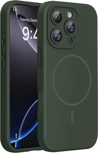 Miniatura 204 de Miracase Funda diseñada para iPhone 13, con protector de pantalla de vidrio templado, forro de microfibra suave antiarañazos, funda de goma