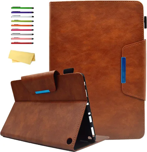 Miniatura 14 de Funda para tablet Amazon Fire HD 8 y Fire HD 8 Plus (12ª/10ª generación, versión 2022/2020) de 8 pulgadas con soporte, soporte para lápices, 06 #