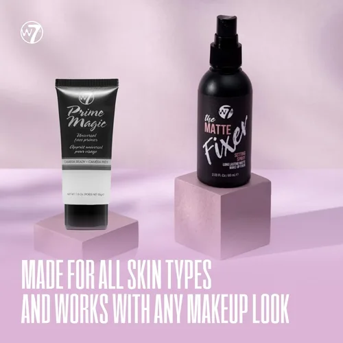 Miniatura 3 de W7 Prime Magic & The Fixer Matte Set - Dúo de Prebase de Maquillaje y Spray Fijador para un Acabado Suave y Mate - Minimizador de Poros y Control