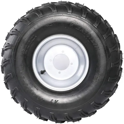 Miniatura 6 de 2 juegos de 19x7-8 delantero y 18x9.5-8 trasero sin cámara neumático con llanta para ATV Go Kart Quad Bike 4 ruedas