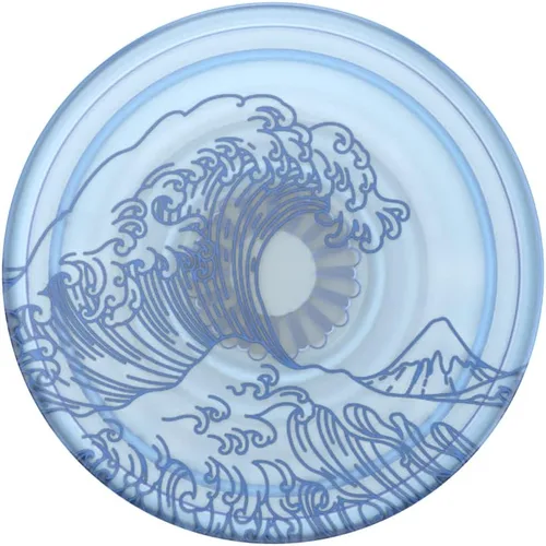 Miniatura 5 de PopSockets - Agarre para teléfono con soporte expandible, agarre adhesivo, océano translúcido