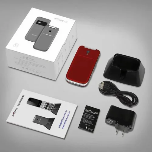 Miniatura 7 de artfone Teléfonos abatibles 4G Volte desbloqueados para personas mayores丨Botones grandes teléfono celular para ancianos y niños丨Sonido claro丨Botón