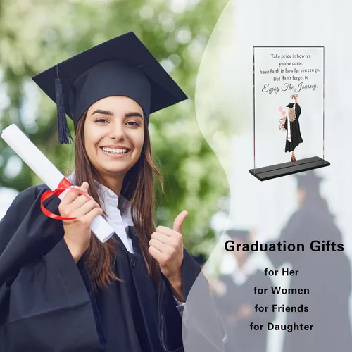 Miniatura 2 de Regalos de graduación de la clase de 2025, letrero decorativo de escritorio, regalo inspirador para mujeres, niñas, hijas, hermanas, amigas, escuela