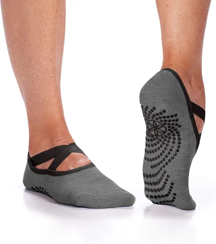 Miniatura 18 de Gaiam Grippy Studio Yoga Socks for Extra Grip in Standard or Hot Yoga