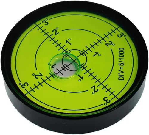 Miniatura 7 de Nivel horizontal de la burbuja de la alta precisión Cardan nivel horizontal bola bola bola nivelador 60MMAccuracy 15'/2