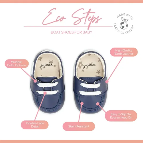 Miniatura 2 de JuJuBe Eco Steps - Zapatos náuticos para bebés piel vegana