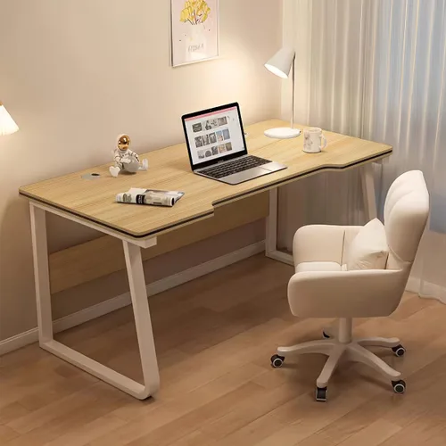 Miniatura 2 de Escritorio para juegos de computadora, mesa de escritura, para estudiantes, arte moderno, estilo simple, PC de madera, adecuado para el hogar