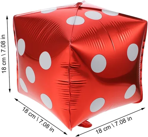 Miniatura 3 de 8 globos de papel de aluminio para decoración de fiesta, globos de aluminio rojo y azul para decoración de mesa de pared de cumpleaños, kit