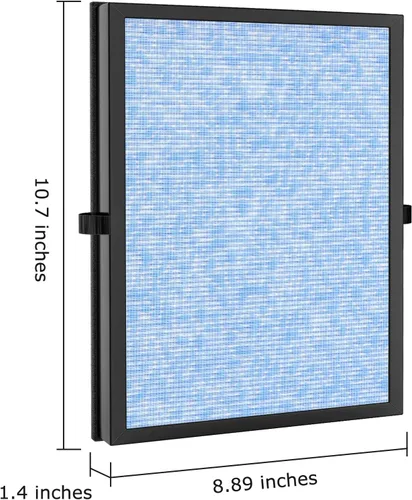 Miniatura 2 de iSingo Paquete de 2 filtros de aire compatibles con purificador de aire MK-04 MG-04JH, filtración de 4 capas adecuado para polvo, caspa de mascotas