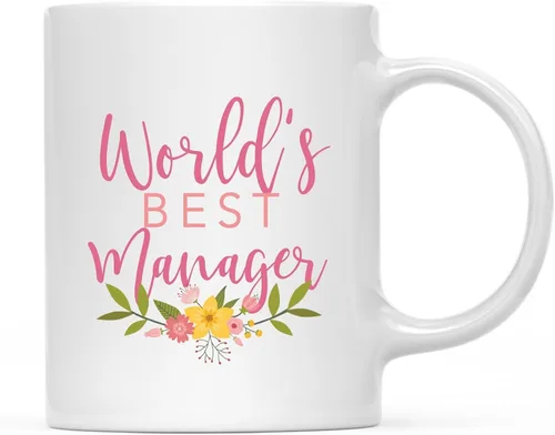Miniatura 66 de Andaz Press Taza de café de 11 oz, regalo de broma de la mejor abbuela del mundo, diseño floral, paquete de 1