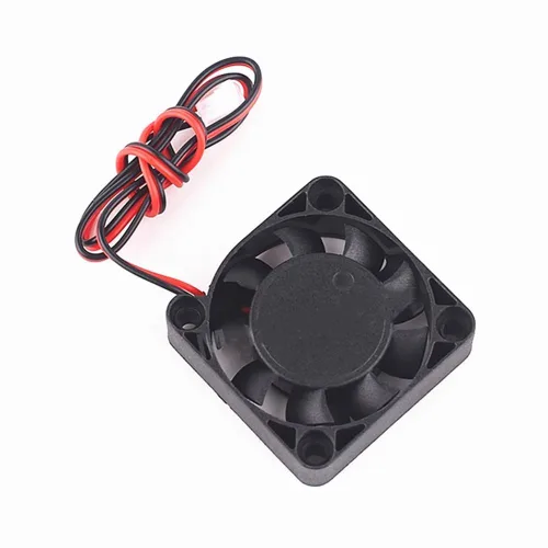 Miniatura 3 de 1.575x1.575x0.394 in 4010 DC 12V 2 Pin Ventilador de enfriamiento sin escobillas Mini ventilador para impresora 3D (paquete de 2 piezas)
