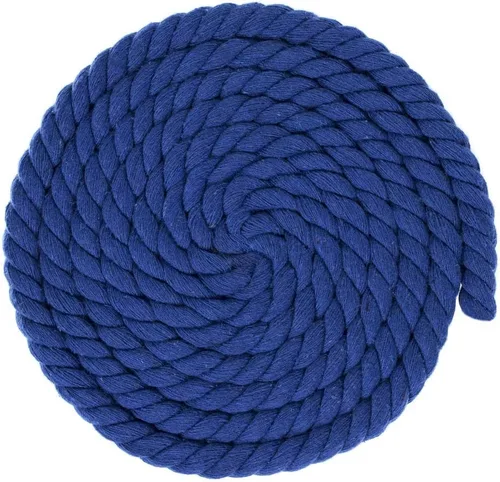 Miniatura 24 de West Coast Paracord - Cuerda de algodón natural trenzada de 3 hebras, 1/4, 1/2, 5/8, 3/4 y 1 pulgada de diámetro, 10, 25, 50, 100 pies Escala