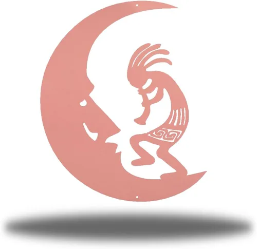 Miniatura 16 de Riverside Designs Kokopelli - Arte de pared de acero para exteriores, resistente e impermeable, fabricado en Estados Unidos