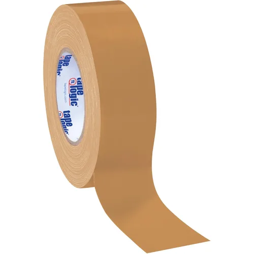 Aviditi Tape Logic - Cinta adhesiva multiusos de 2 pulgadas x 60 yardas, color beige, 10.0 mil de grosor, para reparaciones temporales, etiquetado,