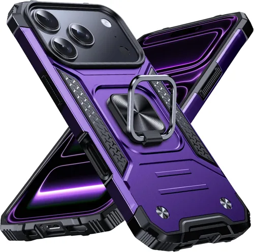 Miniatura 129 de Anqrp Funda resistente para iPhone 6/7/8/SE/SE2 con soporte de anillo mejorado y agarre, grado militar, a prueba de golpes, resistente y robusta