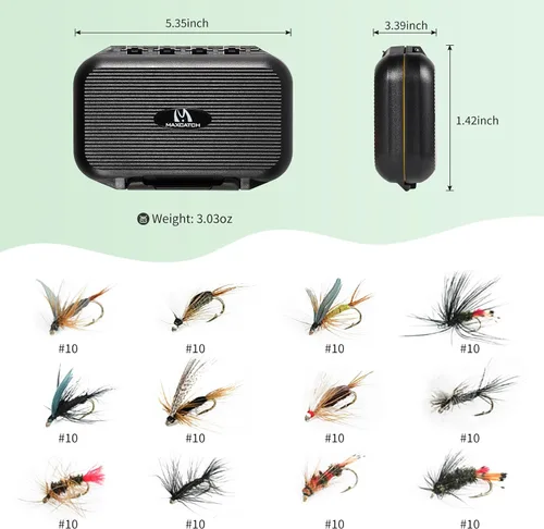Miniatura 4 de M MAXIMUMCATCH Maxcatch Extreme Kit Combinado de Pesca con Mosca 3/5/6/8 Peso, Equipo de Caña y Carrete de Mosca para Principiantes, con Estuche