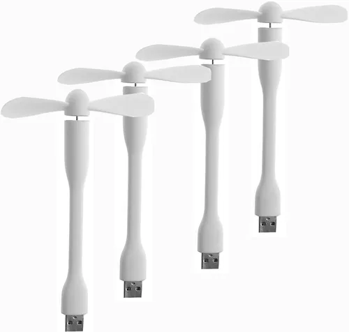 Miniatura 11 de Mini ventilador USB, ventilador de bolsillo portátil alimentado por USB-A, enfriador pequeño, funcionamiento silencioso, para oficina en casa, Negro