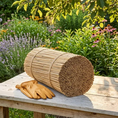 Miniatura 7 de GANAZONO 500 tubos de nido de abeja para nido de abeja, tubos de repuesto para casa de abejas, tubos de repuesto reemplazables para abejas, tubos