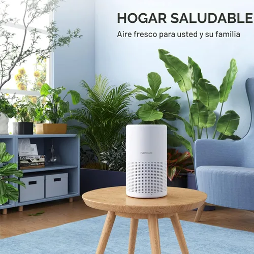 Miniatura 2 de FULMINARE - Purificadores de aire para habitación H13 True HEPA con filtro de aire silencioso y luz nocturna, purificador de aire portátil pequeño