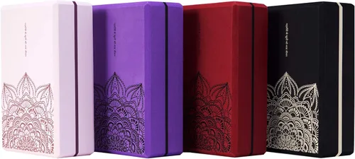 Miniatura 7 de nuveti Juego de 2 bloques de yoga, bloques de espuma de ladrillos de yoga de alta densidad para mejorar la fuerza, flexibilidad y equilibrio bloques